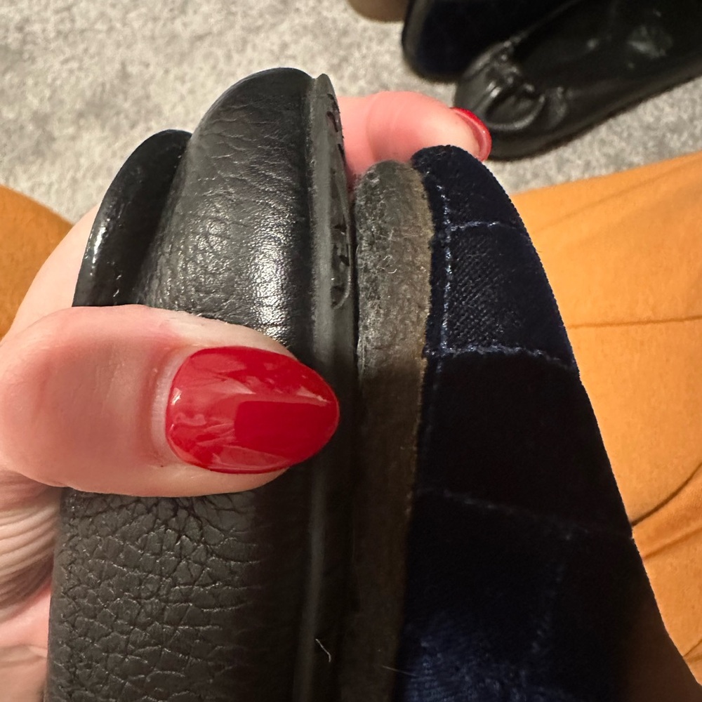 Tory Burch Black Reva Leather Ballet Flats, size 12 - Picture 11 of 11